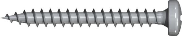 Reisser 009203V138-0450304-1 RETINOX 2 chipboard screw, Pan Head, PZ, full thread, 4.5 x 30, stainless steel A2, threaded, pass., 1x sliding, packed in 200 pieces