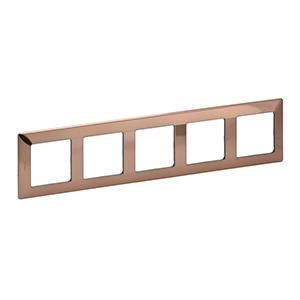 Legrand 754165 frame Valena Life 5-WAY COPPER, (copper)