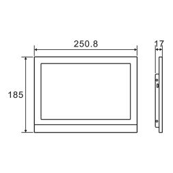 BUSCH-JAEGER H8237-4W-03 Touch panel IP touch | LAN/WLAN | white | 10 inches