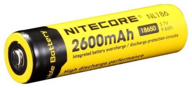 Hückmann 138781 Nitecore Li-Ion Type 18650 NL1826 2600mAh battery