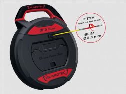 Runpotec 10210 GF3 Slim cable pulling device without meter counter, glass fibre rod Ø 3 mm, pipe diameter 5 - 40 mm