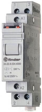 Finder 20.21.9.024.4000 latching switch 1S 16A 24VDC