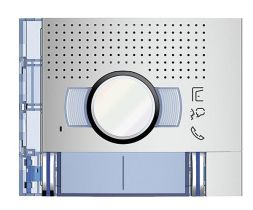 Bticino 351221 Front panel SFERA New for video STD 2RT ALLMETAL, (aluminium)