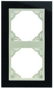 EFAPEL DOUBLE FRAME GRANITE/ICE