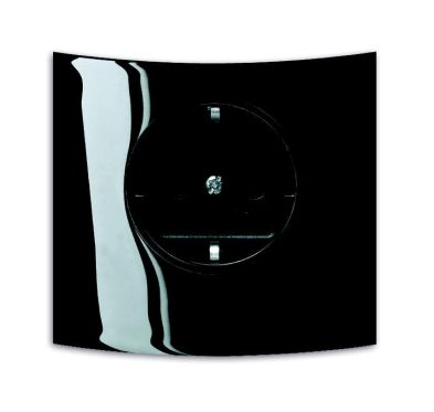 Busch-Jaeger 20 EUCKST-71 combination SCHUKO® socket Busch-triton® brilliant black