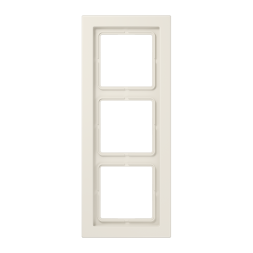 Jung LSD983W frame 3-way, vertical and horizontal mounting, Duroplast, LS-DESIGN, white