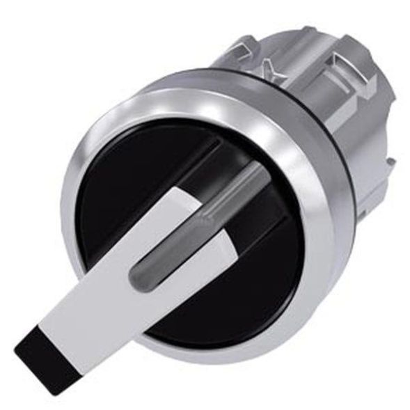 Siemens 3SU1052-2FF60-0AA0 toggle switch illuminated 22mm round metal white