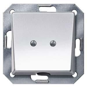 Siemens 5TG1251 outlet plate aluminum metallic