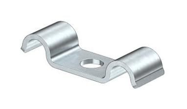 OBO Bettermann 1015 D 8 G for 2 cables fastening clamp, 1009461