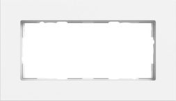 Gira 1002407 2f oM Esprit Alu rws with cover frame