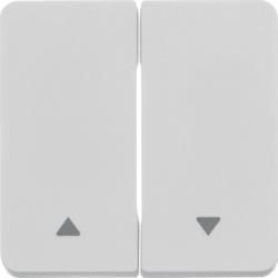 Berker 30753532 Rocker 2-way with imprint symbol arrow Berker W.1 polar white matt