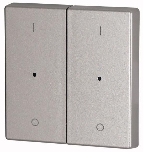 Eaton CWIZ-02/13-LED rocker, 2-way, +lens, I/0, silver, 147607