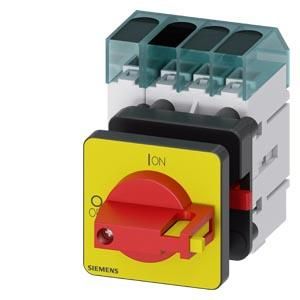 Siemens 3LD3150-0TL13 switch disconnector 3LD3 Iu=25A 3-pole+N 9.0kW red/yellow