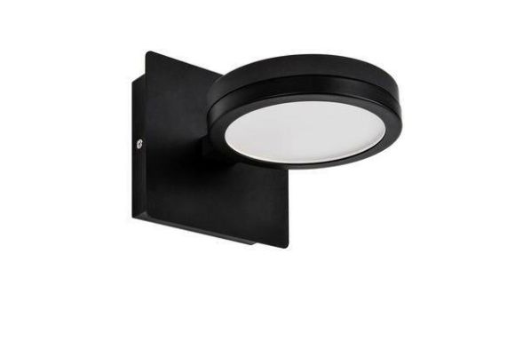 Megaman LM85673 AQUA IP44 6W 500lm GX53 827 40 Black LED wall light