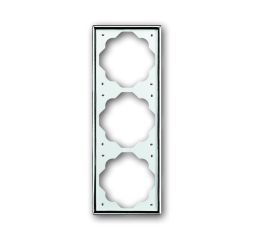 Busch-Jaeger 1723-726 cover frame, 3-way frame chroma