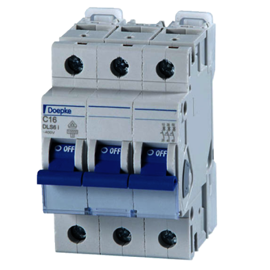 Doepke 09916295 DLS6I C25A 3-pole 10KA circuit breaker