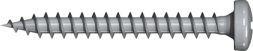 Reisser 009203V138-0500204-1 RETINOX 2 chipboard screw, pan head, PZ, full thread, 5.0 x 20, stainless steel A2, threaded, pass., 1x sliding, pack of 200