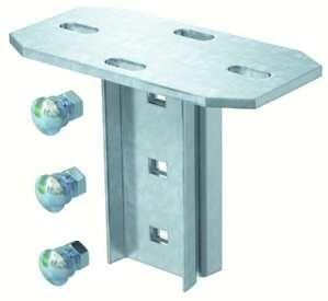 OBO Bettermann KI8F hot-dip galvanized head plate, 6347053