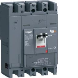 Hager HMW401JR h3+ P630 LSI 4P4D400A 50kA circuit breaker