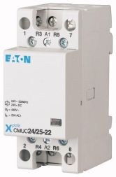 Eaton CMUC24/25-04 installation contactor, 24VAC/DC, 4NC, 25A, 137404