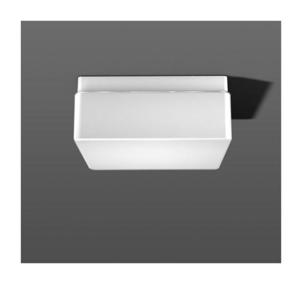 RZB 21129.002 Opal Square A60 2x60W E27 280x280x120 wall / ceiling light