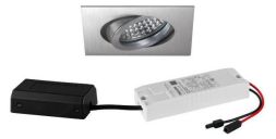 Brumberg 41444253 230V AC 6W 3000K alu matt LED recessed ceiling spotlight