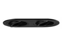 Brumberg 45020180 oval black 2-way built-in module