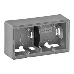 Legrand 754212 AP housing Valena Life 2-WAY AL, (aluminium)