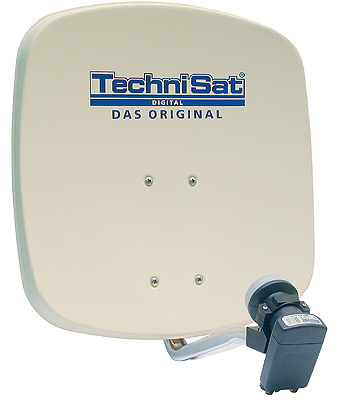 TechniSat DigiDish 45 grey + Universal Twin LNB
