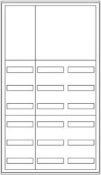 ABN 6RE REG/3RE terminal wall housing ( SP39RK063 )