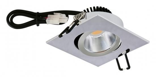 EVN PC24061140 quad sb chrome 4000K 6W 683lm 350mA LED recessed ceiling spotlight