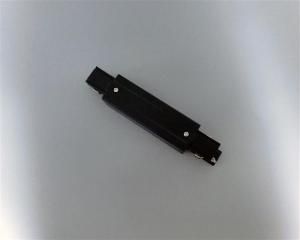 DOTLUX 3897-S 3 phase connector, straight with center feed, black