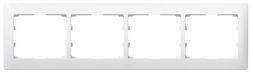 Legrand 771004 Frame Galea 4-way horizontal ultra-white white, (white)