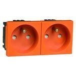 Hochköpper 00406341 B 6272.33 EMS SI 2-way orange socket