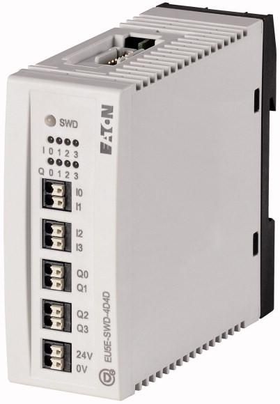 Eaton EU5E-SWD-4D4D digital module, 4 inputs, 4 outputs, 116382