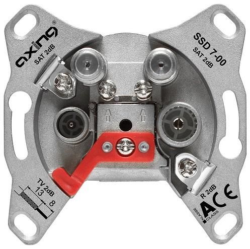 Axing SSD00700 4-port antenna socket CATV,