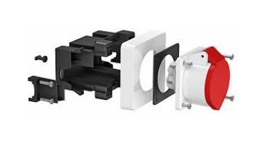 OBO Bettermann 71GDCEE32 32 A 118x98x125 graphite black CEE device installation box, 6119485