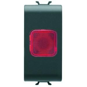 Gewiss GW12623 Red 1M black indicator light
