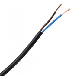 Kopp 152210845 PVC hose line 2x0.75mm black, 10m