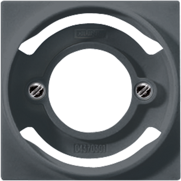 Jung A537BFPLANM cover for light signals, thermoplastic painted, series AS/A, matt anthracite