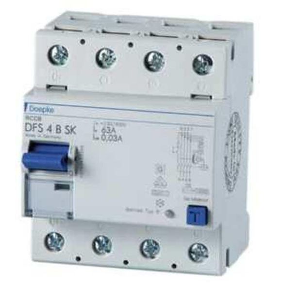 Doepke 09166998 DFS4 100-4/0.30-B SK 100/0.3A 4-pole residual current circuit breaker all-current sensitive