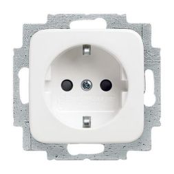 Busch-Jaeger 20 EUC-214 SCHUKO® socket insert alpine white