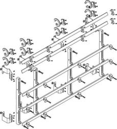 ABN flat 185mm with CU 30x10mm 5-pole 150mm busbar module (MFSC57965)