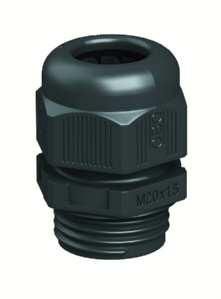 OBO Bettermann V-TEC VM M25 black cable gland, 2022889