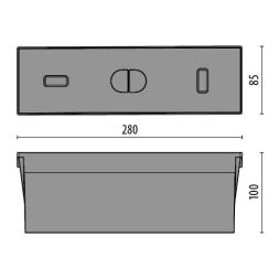 Spittler 310490 built-in pot Insert + 2