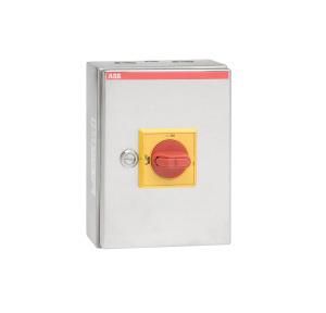 ABB Stotz-Kontakt OTR16A6M, safety switch 6-pole 7.5 kW 400V with red-yellow handle, 1SCA022613R3670