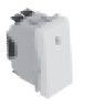 EFAPEL TWO-WAY SWITCH W/PILOT LAMP-1 MOD MATTE WHITE