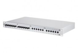 METZ CONNECT 1502090112-E OpDAT PF splice 12xST-S metal OS2 grey patch panel
