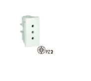EFAPEL SAFETY EARTH SOCKET(ITALIAN)10A-1MOD MATTE BK