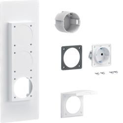 Hager ZY01SD universZ 1xSchuko socket socket flange